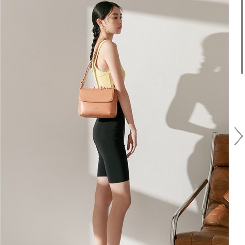 Pixy Load Side Backpack Small Square Bag in Orange